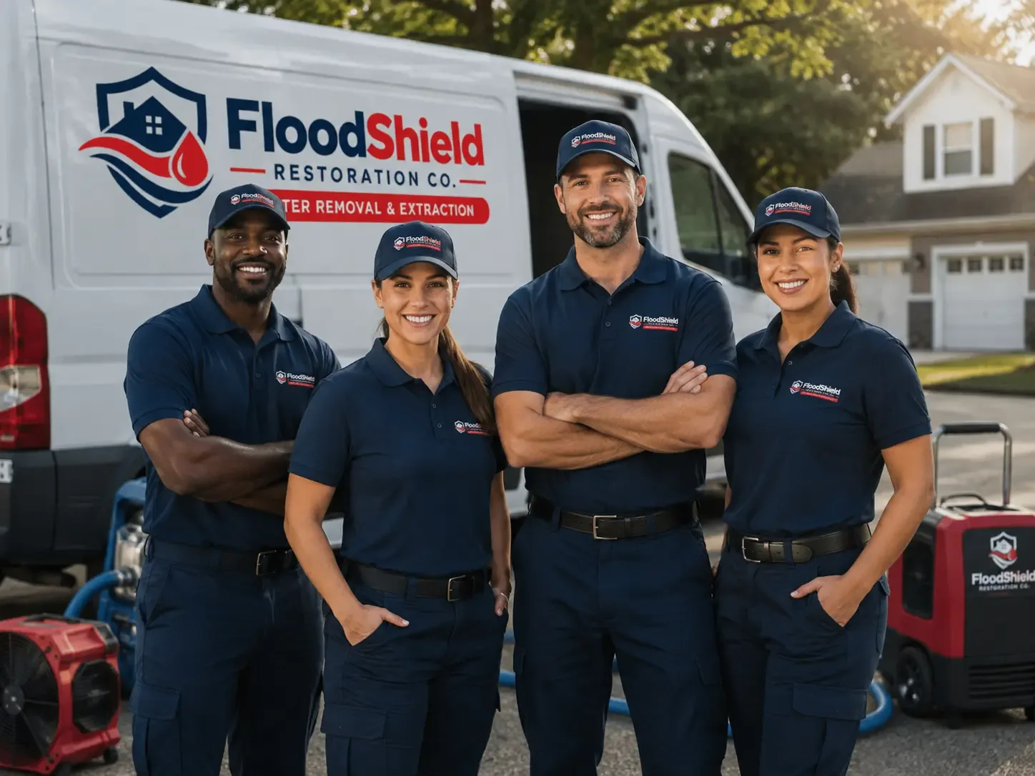 Flood Damage Restoration company in New Bavaria, OH