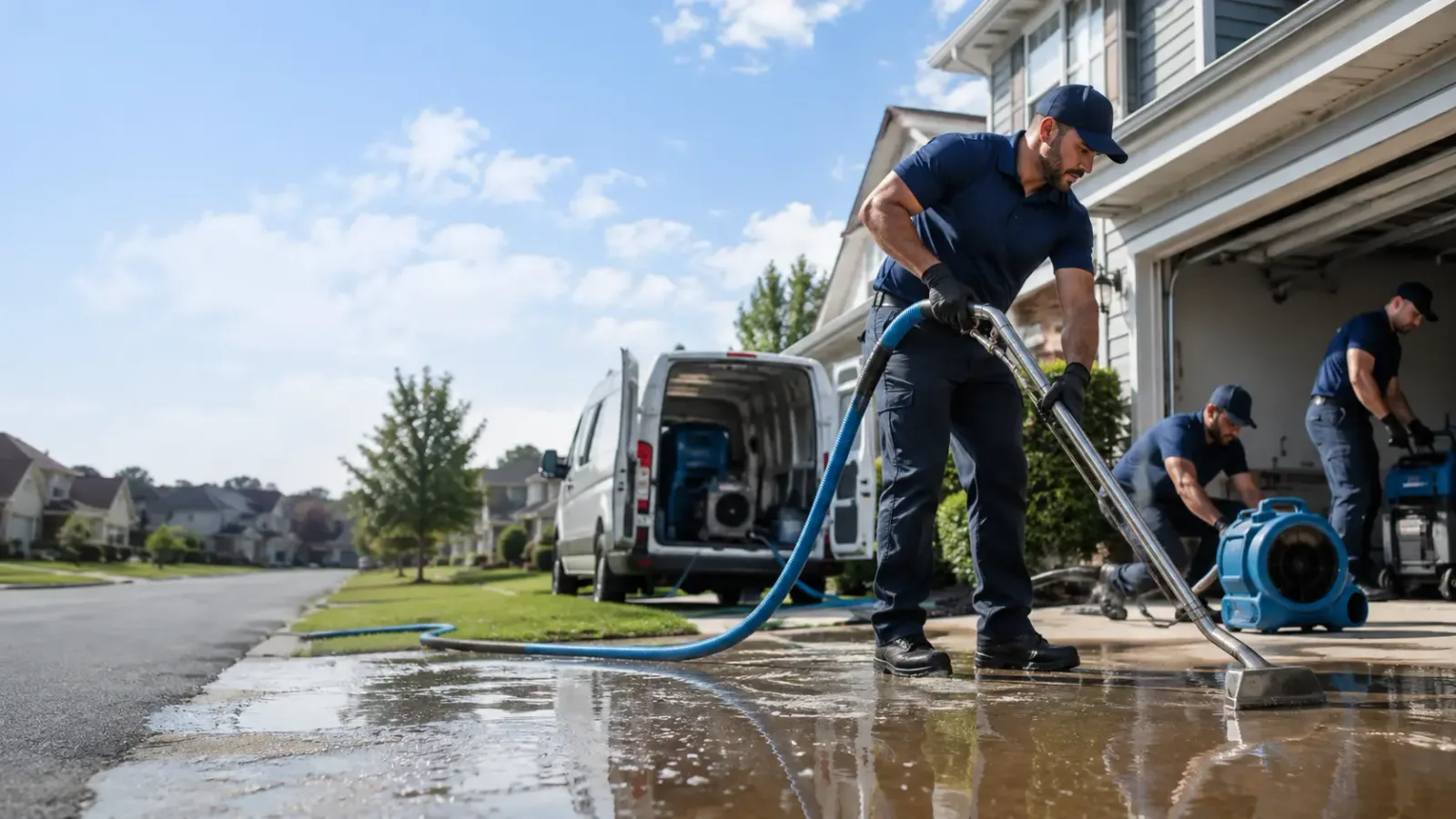 Flood Damage Restoration in New Bavaria, OH